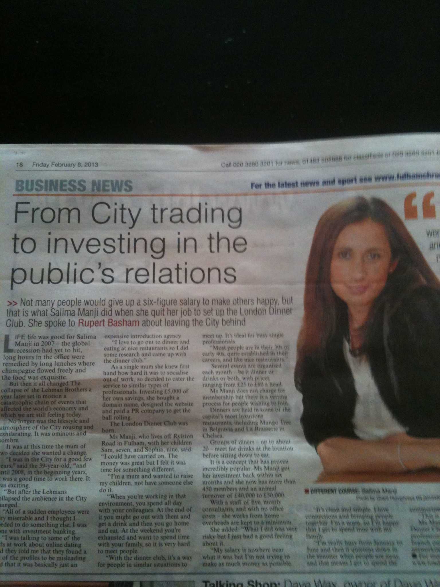 Fulham Chronicle Feb 2013